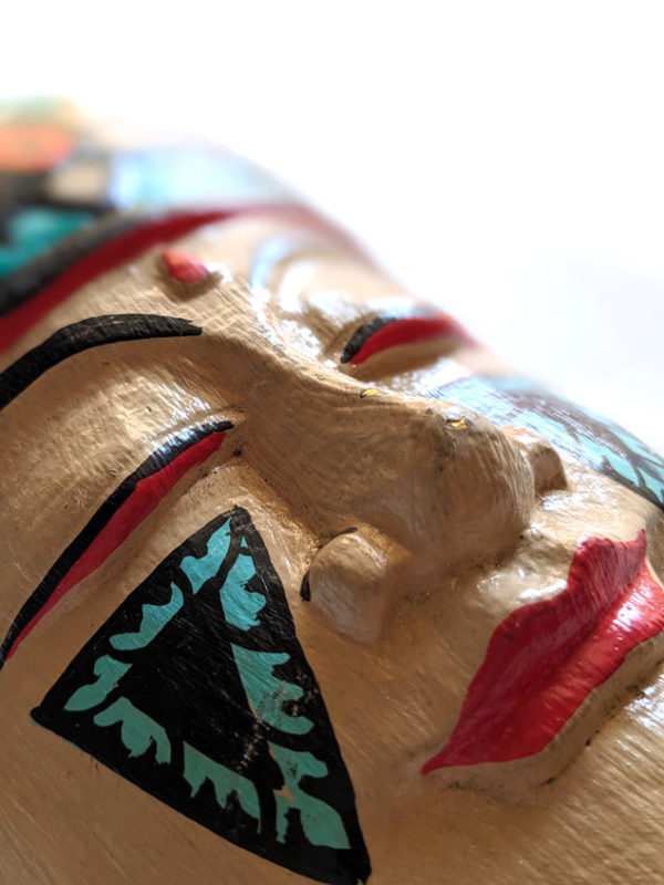 Masque de Bouddha en bois – Image 5