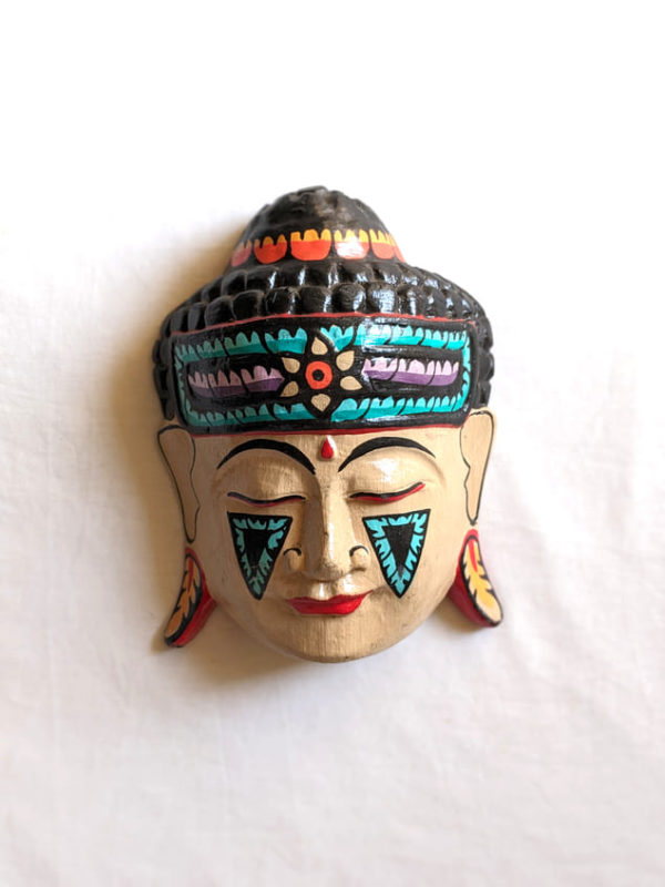 Masque de Bouddha en bois – Image 8