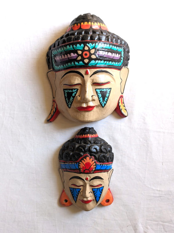 Masque de Bouddha en bois – Image 7