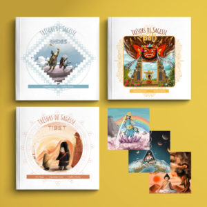 Collection Trésors de Sagesse avec 3 Cartes Illustrées